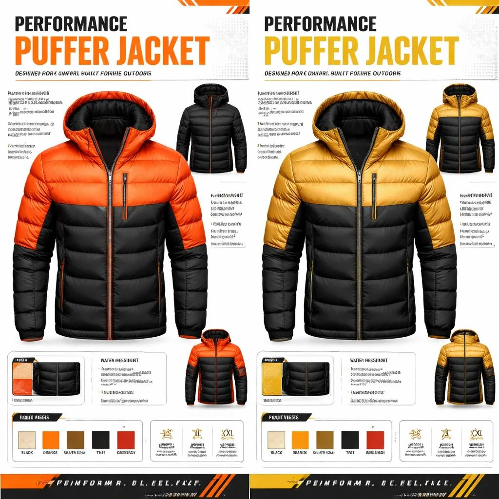Puffer Jackets Gpt One More With Different Color And Design Create A Puffer Jacket Do Not Use Any