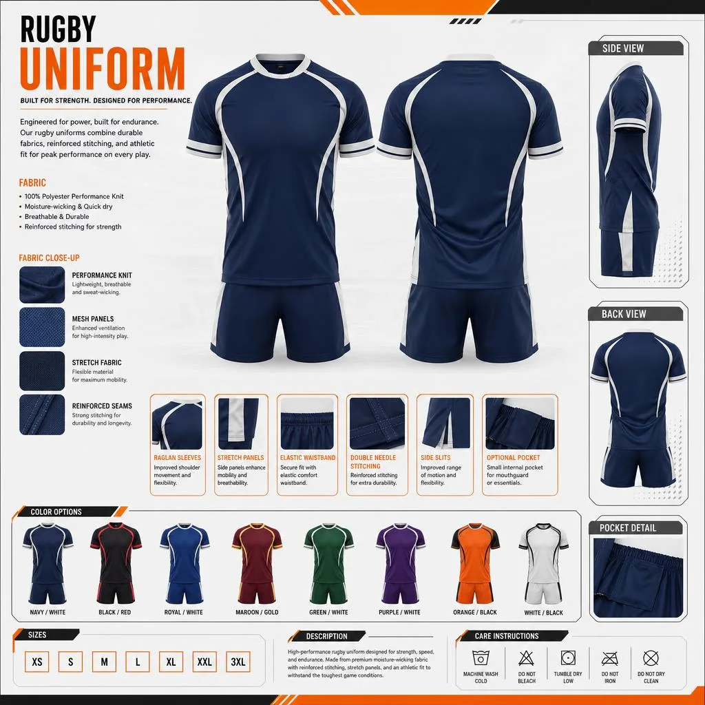 Rugby Uniform Gpt Now Please Create Rugby Uniform Images All Different Designs And Colors Please