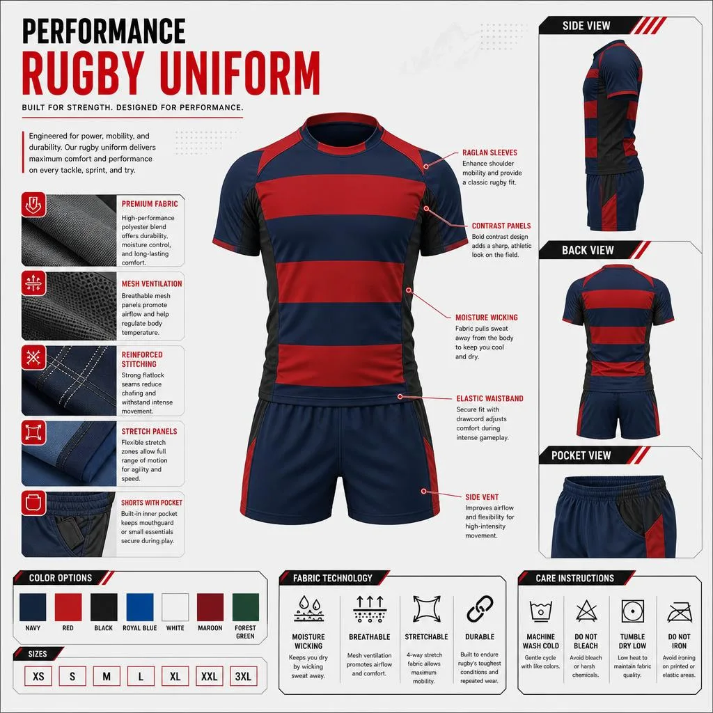 Rugby Uniform Gpt Now Please Create Rugby Uniform Images All Different Designs And Colors Please
