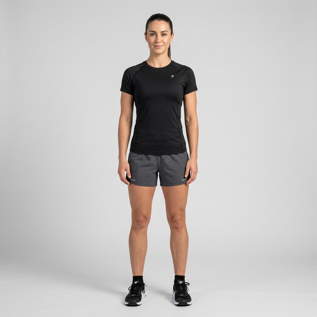 Women's Core Athletic Performance Crewneck Gym T-Shirt